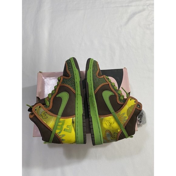 New Mens Size 7.5 Brown Nike SB Dunk High De La Soul Skate Shoes 305050 231 main image 11